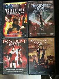 Varios Filmes DVDs de Resident Evil em PT