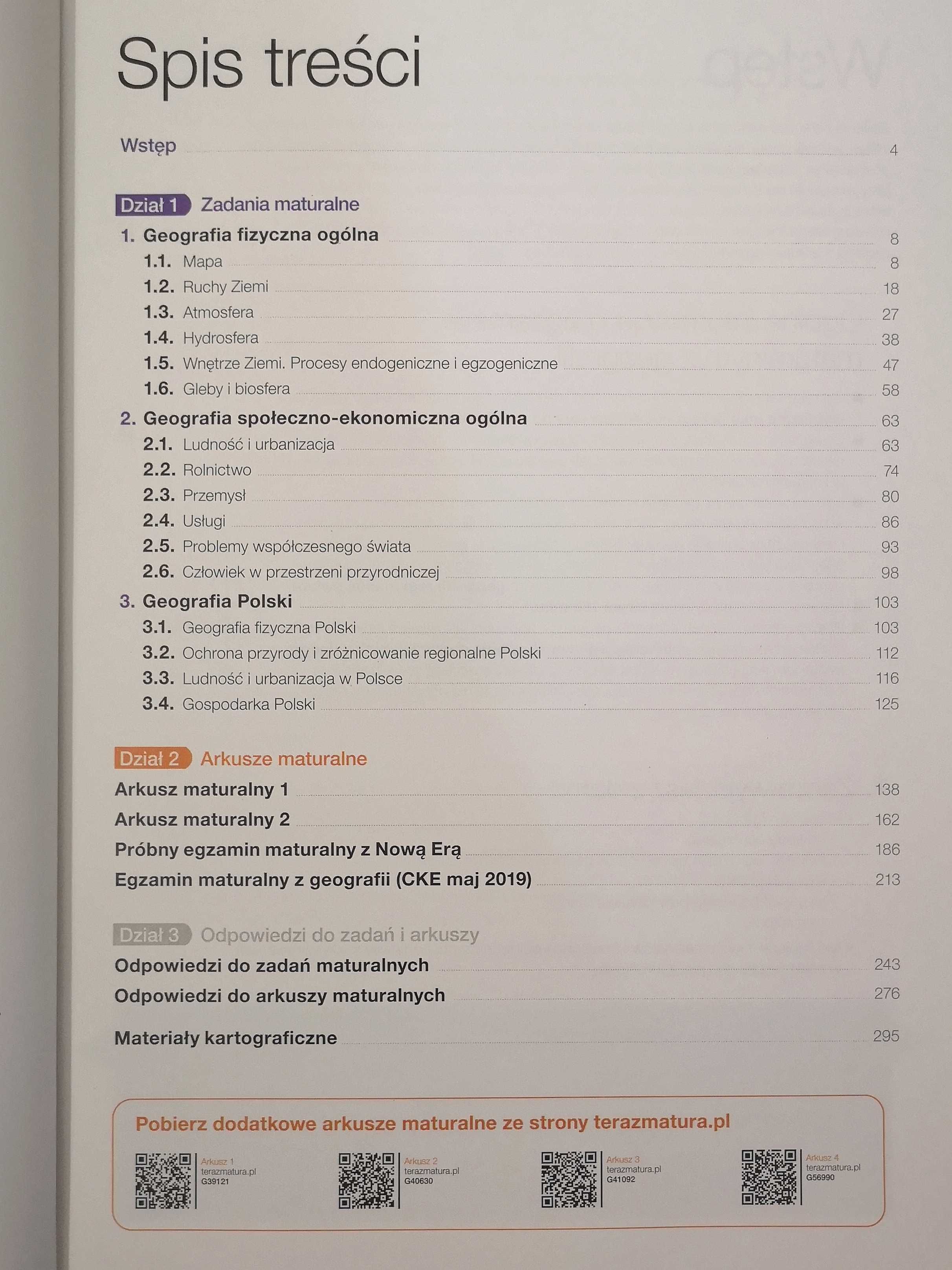 Geografia. Teraz matura. Zadania i arkusze maturalne