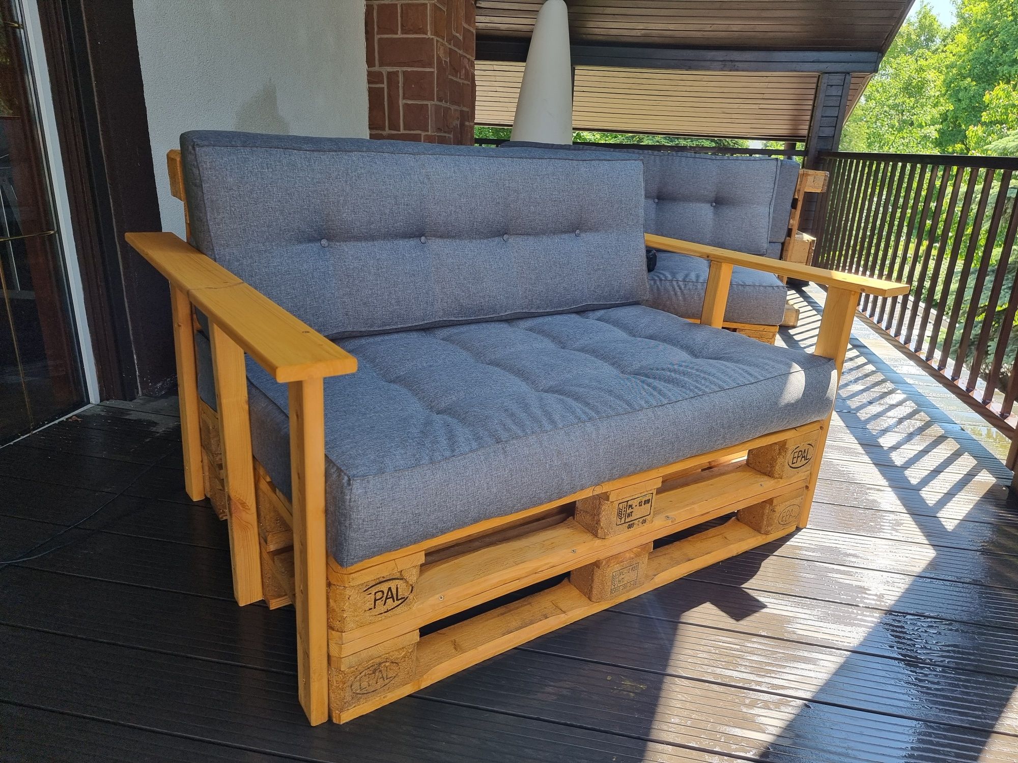 Meble z palet sofa z palet