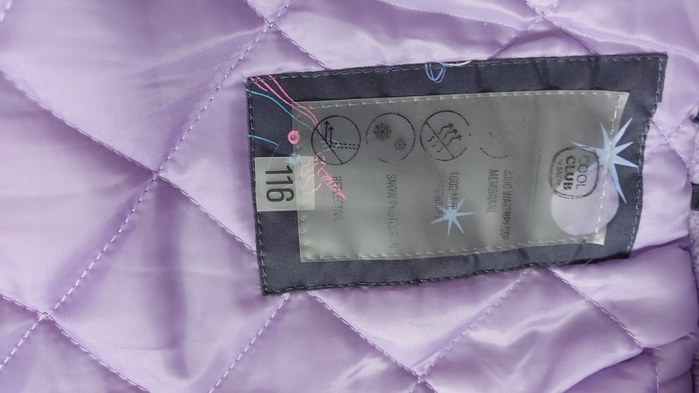 Kombinezon zimowy dwuczęściowy 116