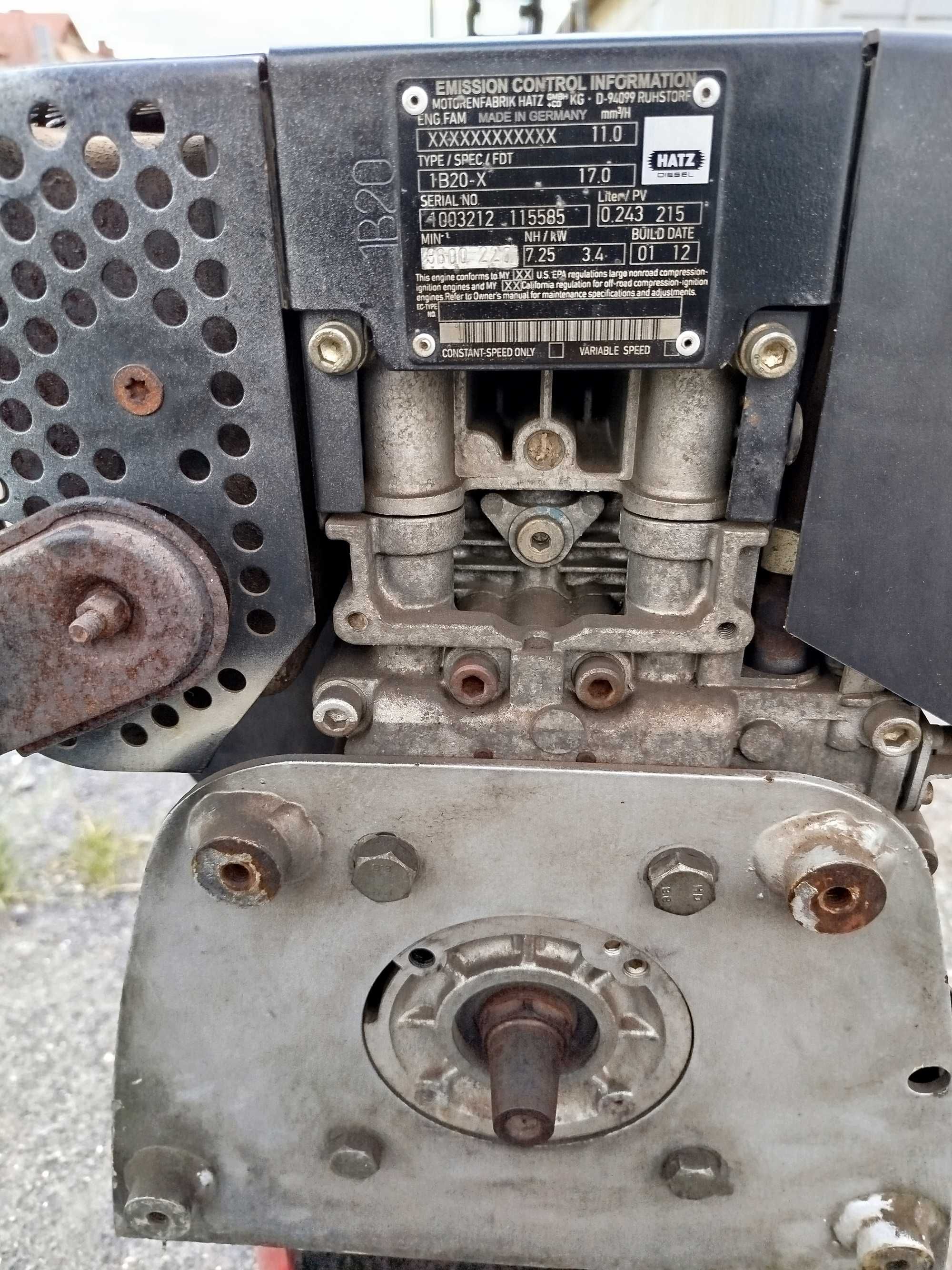 Silnik Hatz diesel 1B20