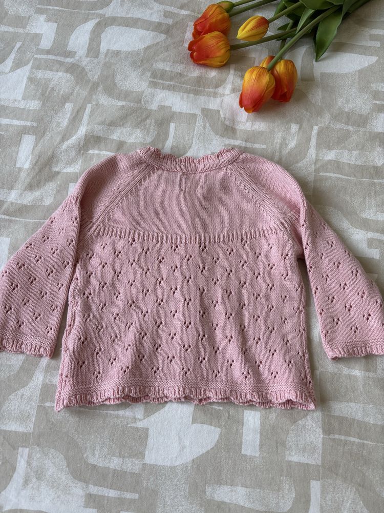 Sweter rozpinany niemowlęcy r.68