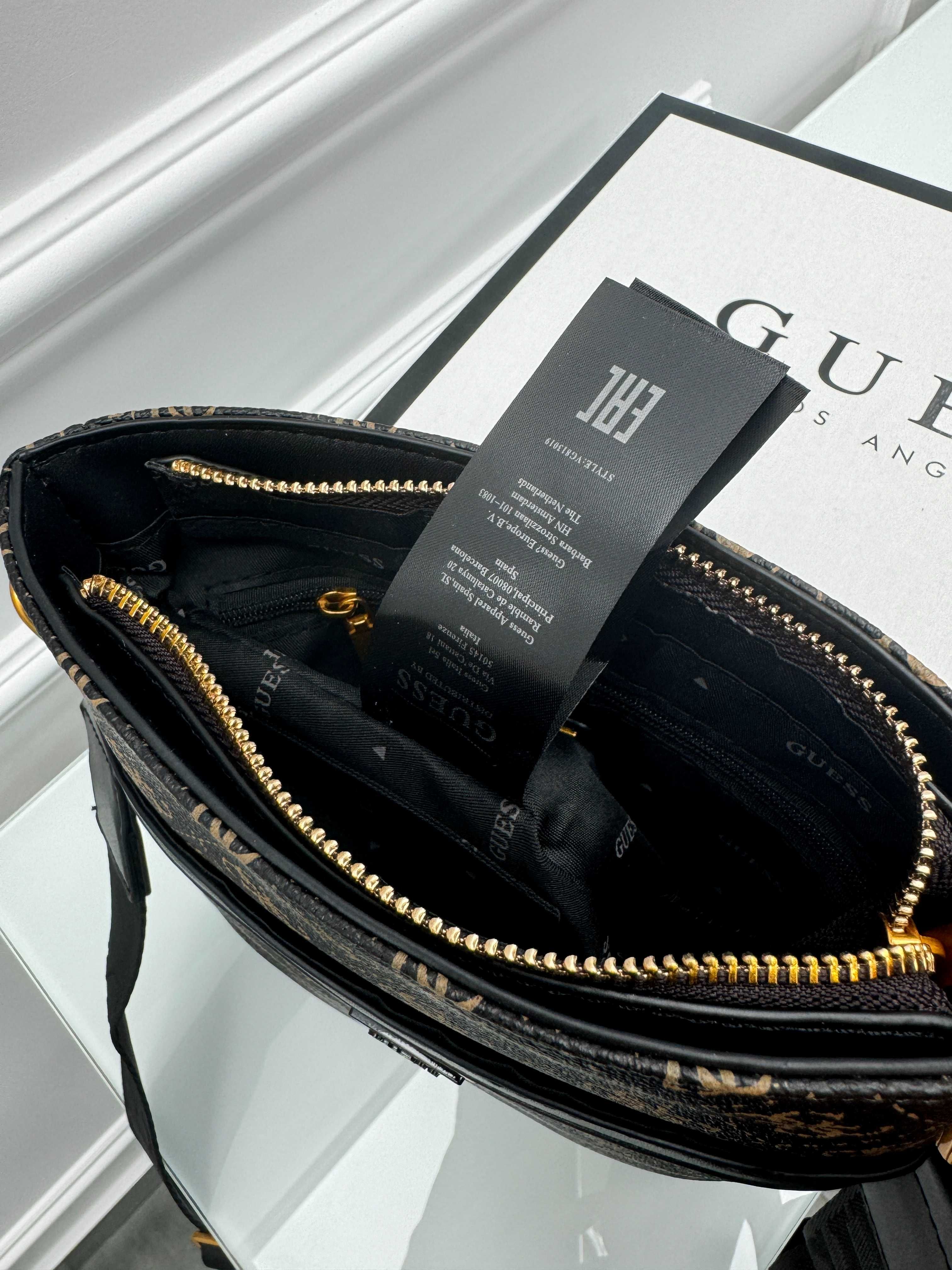 Мужская сумка мессенджер Guess через плечо LUX Гесс барсетка