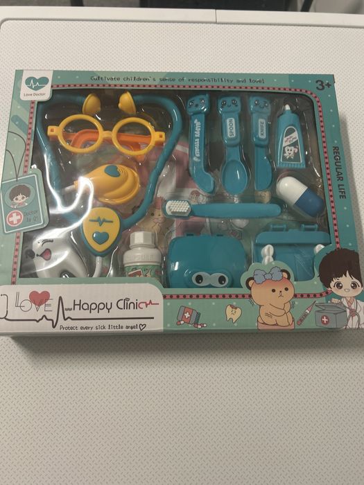 Conjunto medico  brinquedo para menina e menino lindo nomito