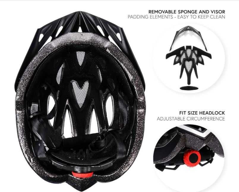 Kask rowerowy Meteor Shimmer rozmiar M (55-58 cm) kolor czarny