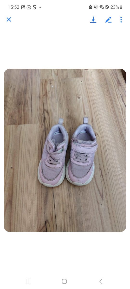 Adidasy dla dziewczynki świecące