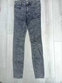 Spodnie rurki czarny jeans W27