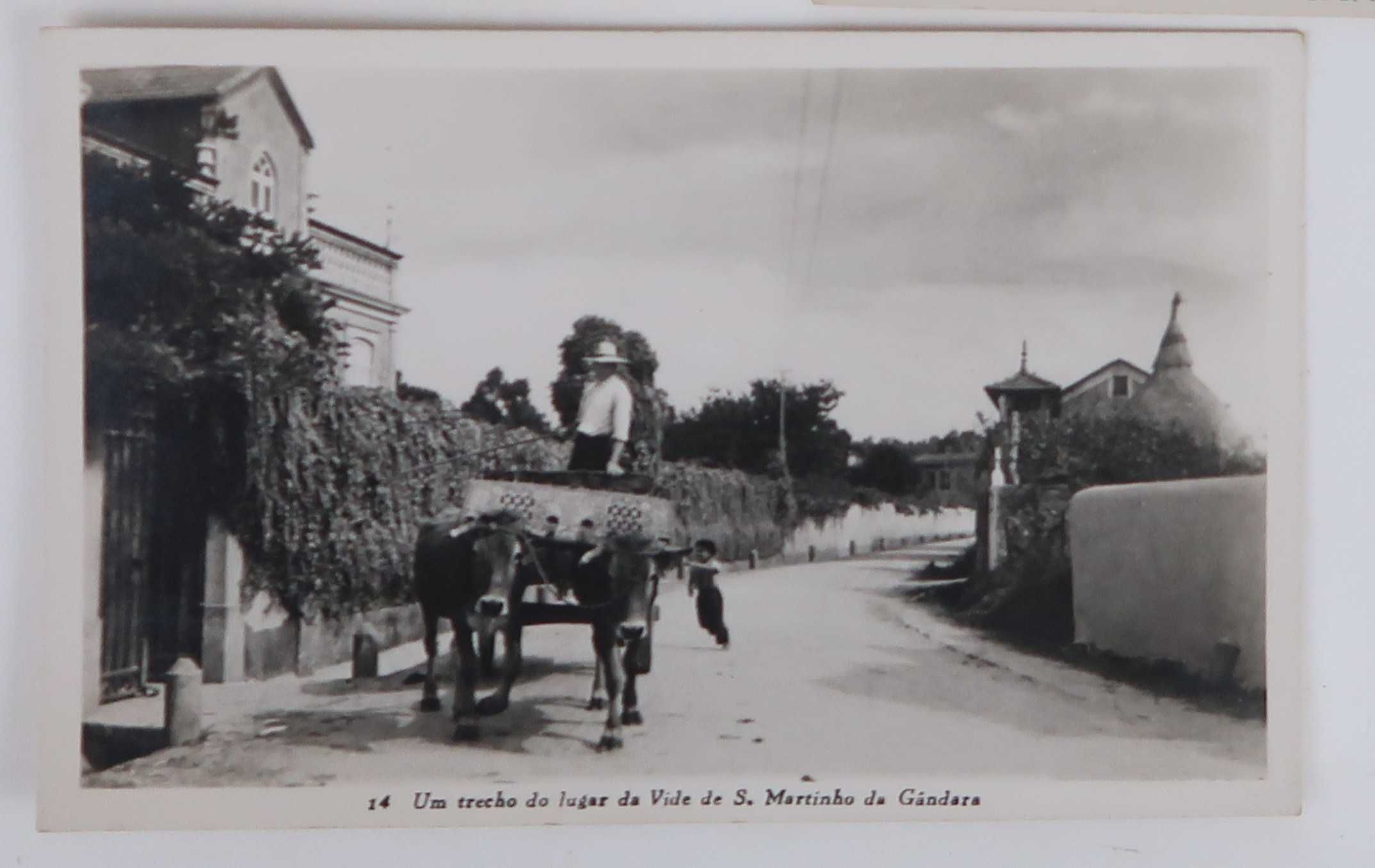 Conjunto de 7 postais antigos de São Martinho da Gândara
