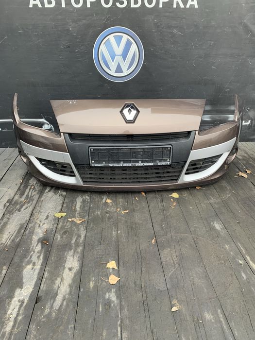 Бампер передній рено сценік 3 запчастини авторозборка фари оптика