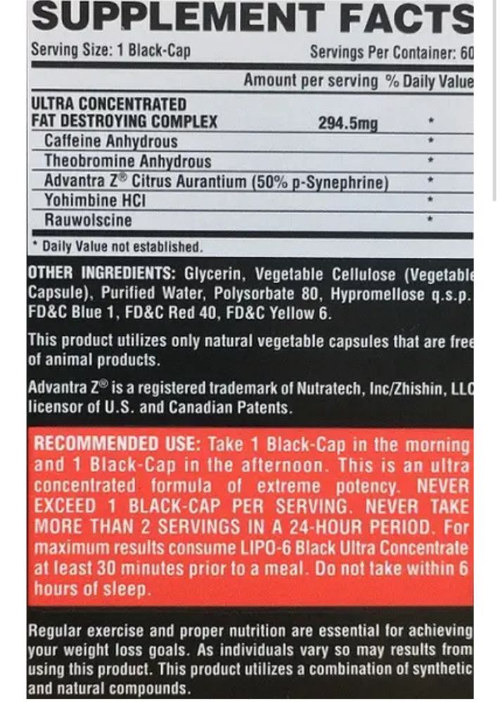 Жиросжигатель Nutrex Lipo 6 ultra concentrate, Hers, Hardcore Оригінал