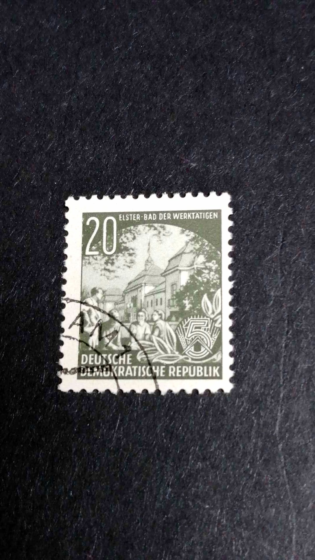 Znaczek pocztowy Niemcy 1956 r DDR cena kat. 400 euro