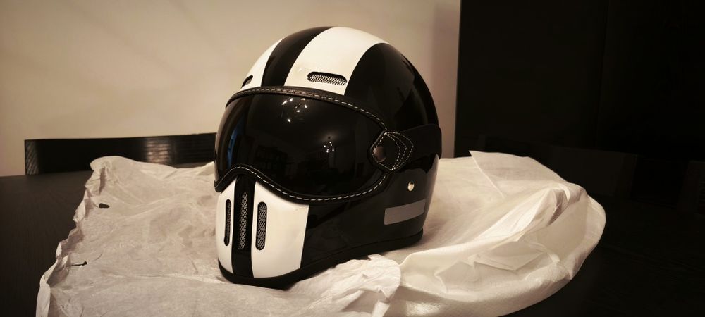 Capacete Retro novo