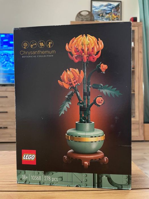LEGO 10368 “Хризантема” (LEGO Botanicals / Icons) як нове, коробка!