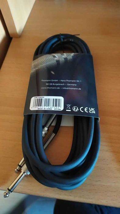 Cabo de áudio para instrumento ou sistema de som 6 metros NOVO