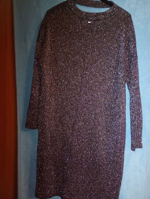 Czarno-srebrna tunika