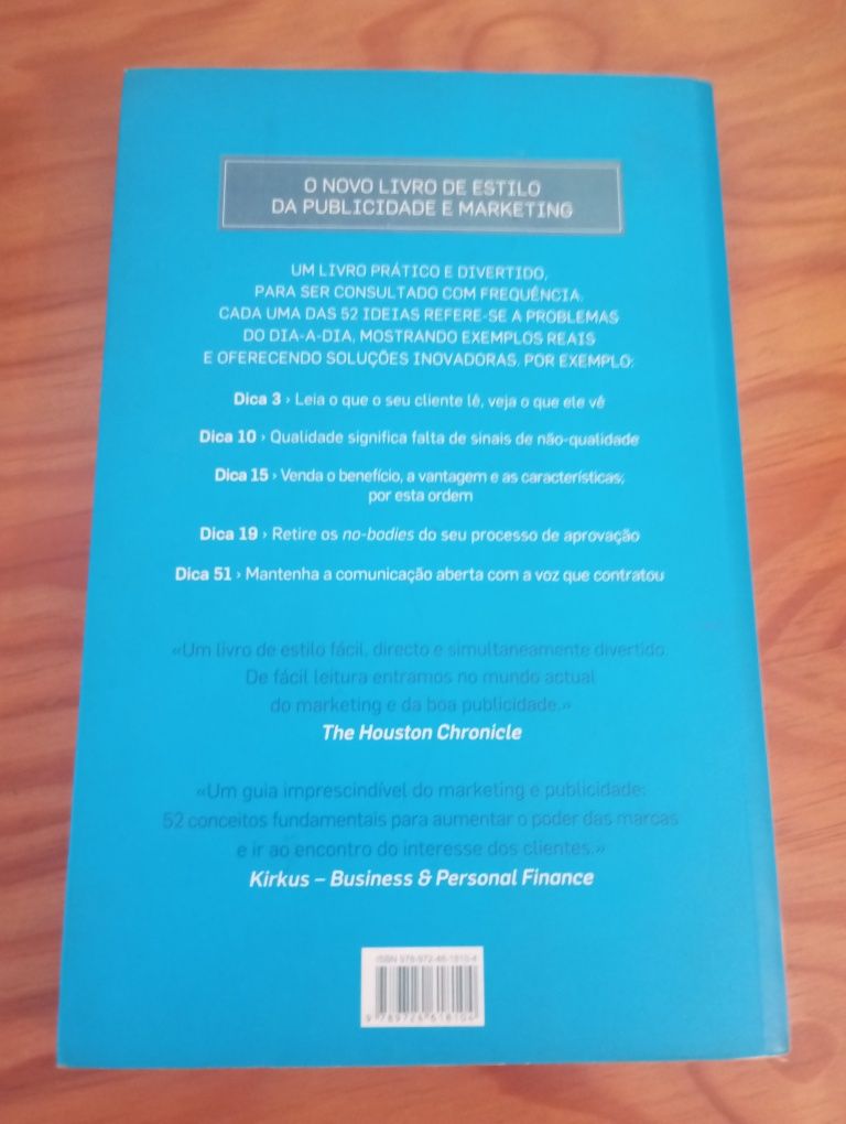 O livro azul da publicidade 
Steven Lance e Jeff Will
Envio por correi