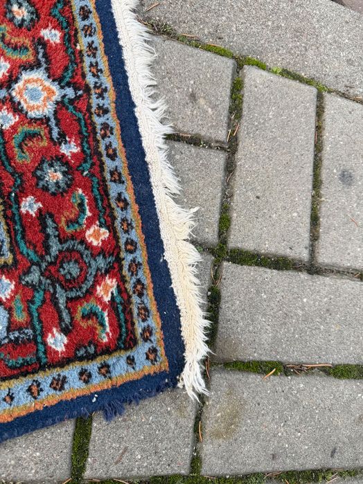 Dywan perski Hamadan 290x80 Długi Chodnik Vintage ręcznie tkany