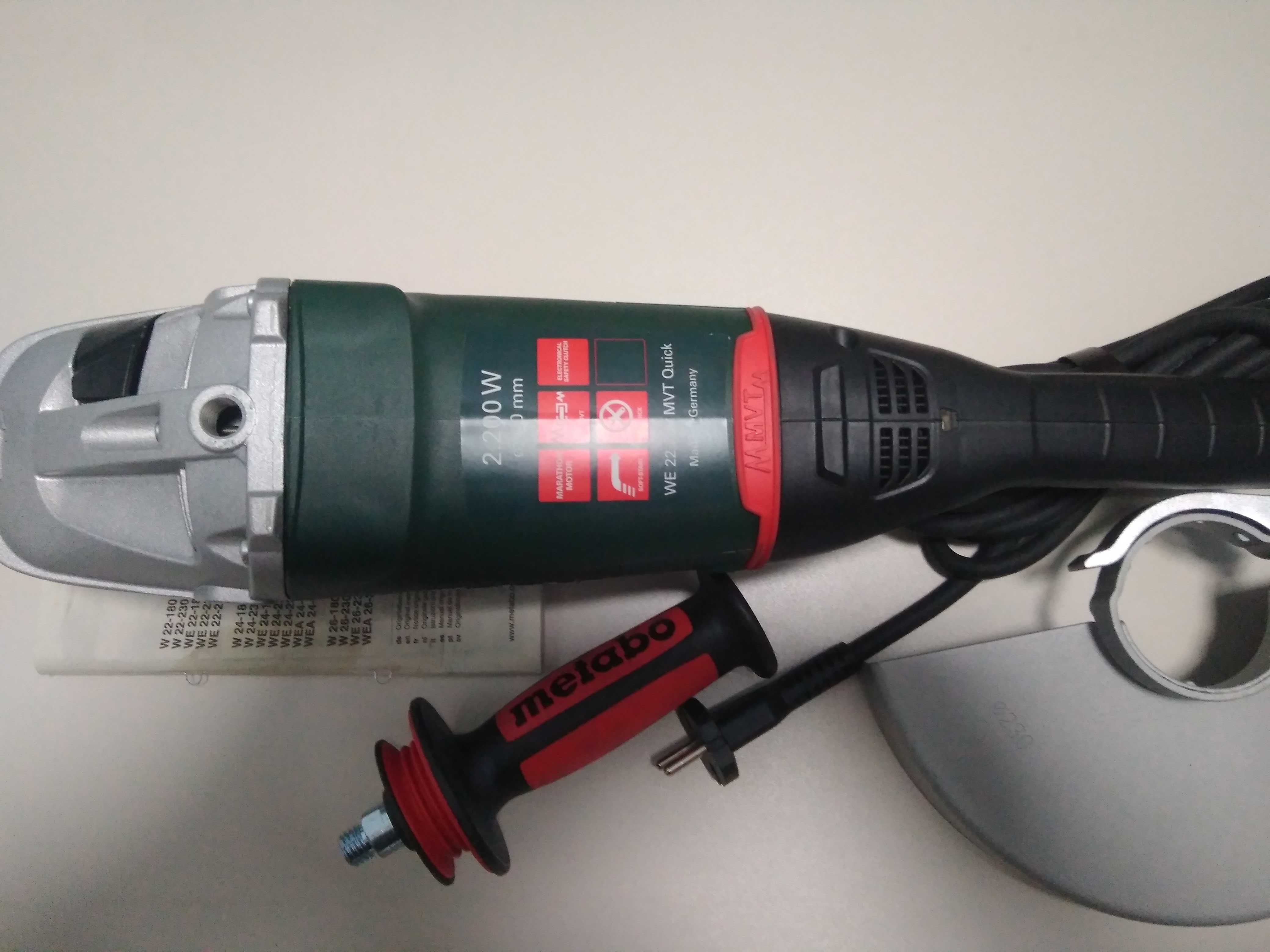 Угловая шлифмашина, болгарка Metabo WE 22-230 MVT Quick