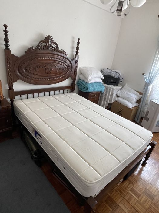 Cama de casal madeira