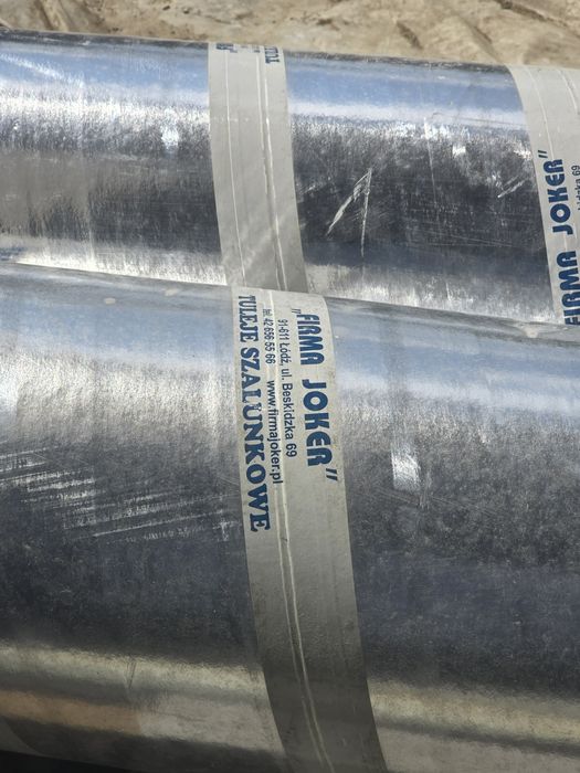 Szalunek spiralny tuleje szalunkowe 3,5 m , średnica 250 2 sztuki