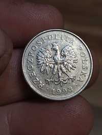 Moneta 1 zloty 1993 rok