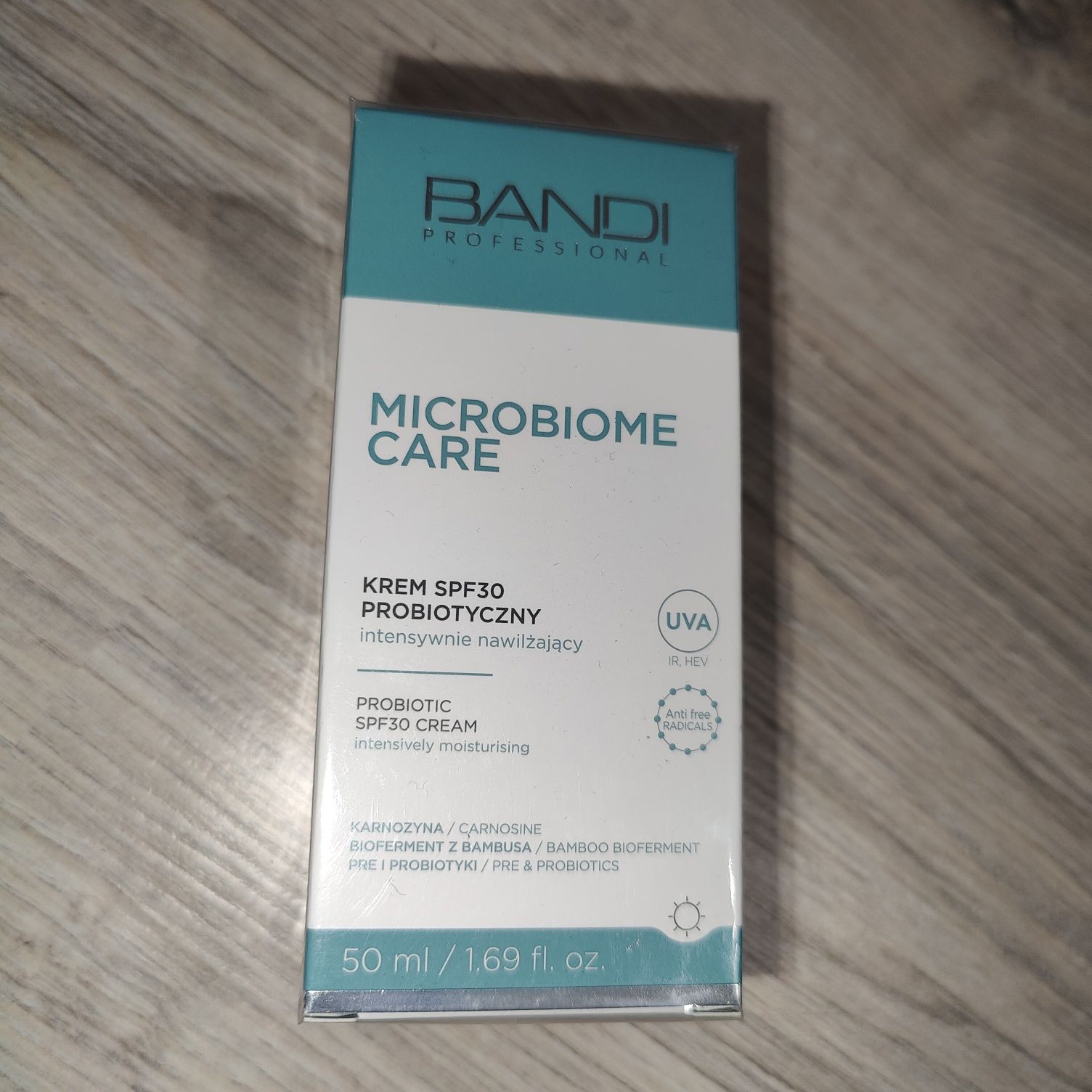 Bandi krem SPF30 probiotyczny intensywnie nawilżający