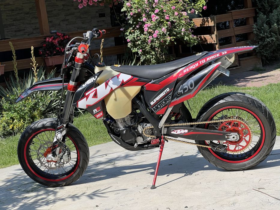 KTM EXC 450 supermoto, wtrysk