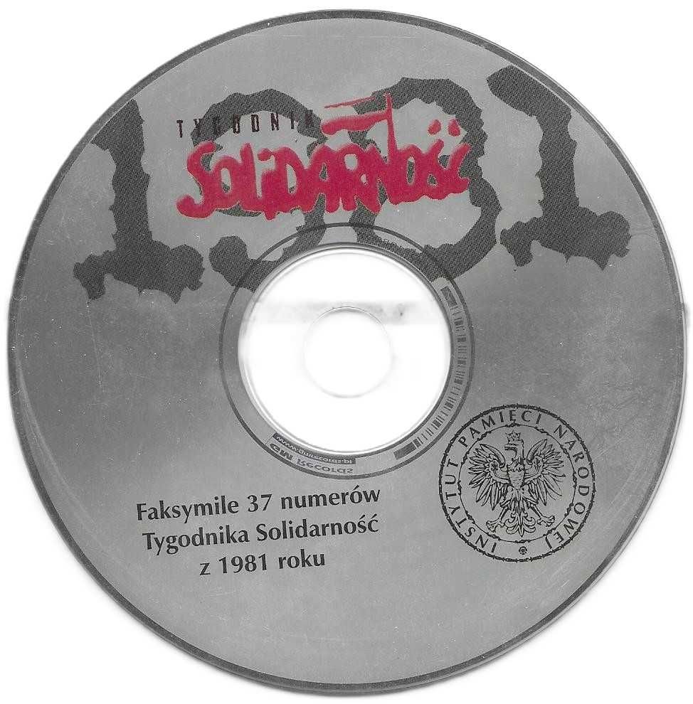 37 numerów Tygodnika Solidarność z 1981 roku DVD