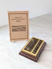 Abacus kalkulator wieczny pozłacany z instrukcją unikat