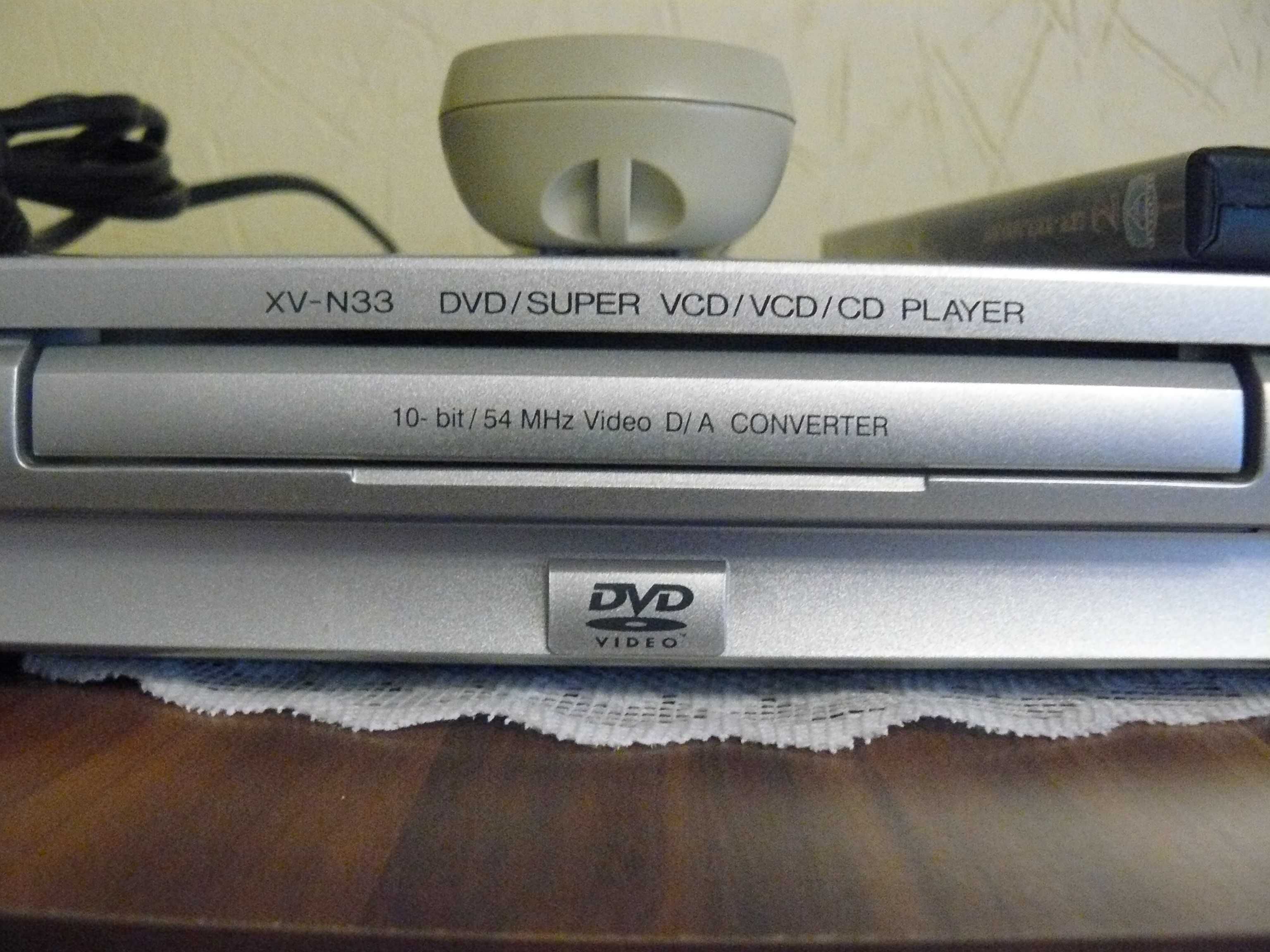 Odtwarzacz dvd JVC z pilotem super funkcje