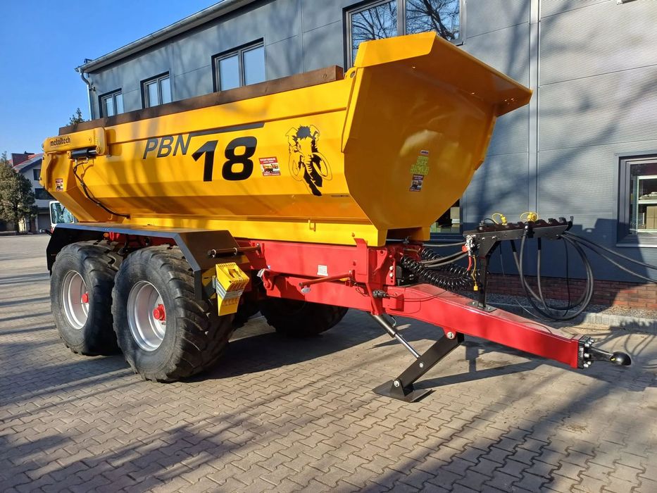 Metaltech PBN18R  Nowa Przyczepa budowlana Metaltech PBN18R wywrotka, mammut, HARDOX!