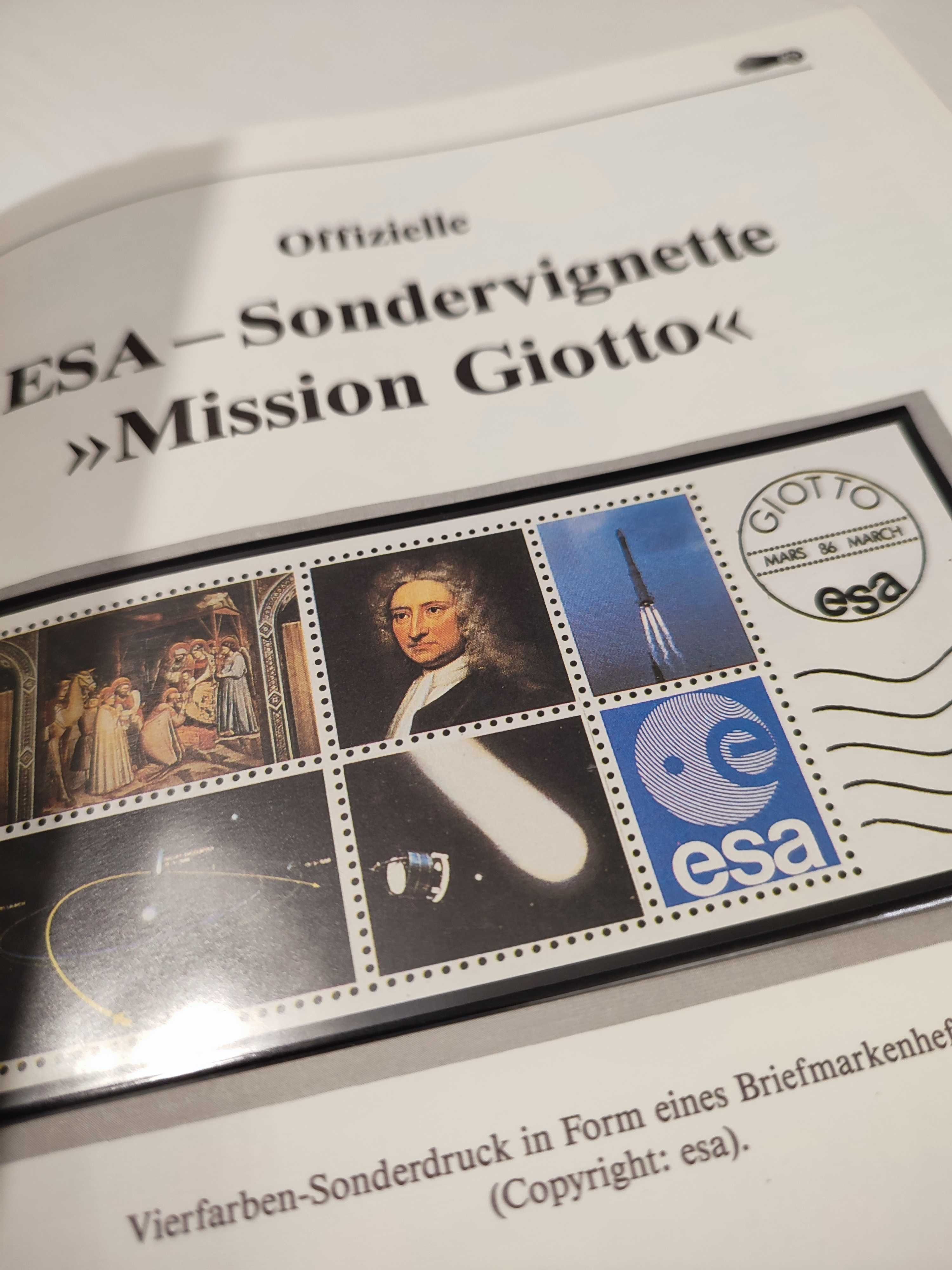 Unikat Komet Halley German + wszystkie znaczki 1986 Rok