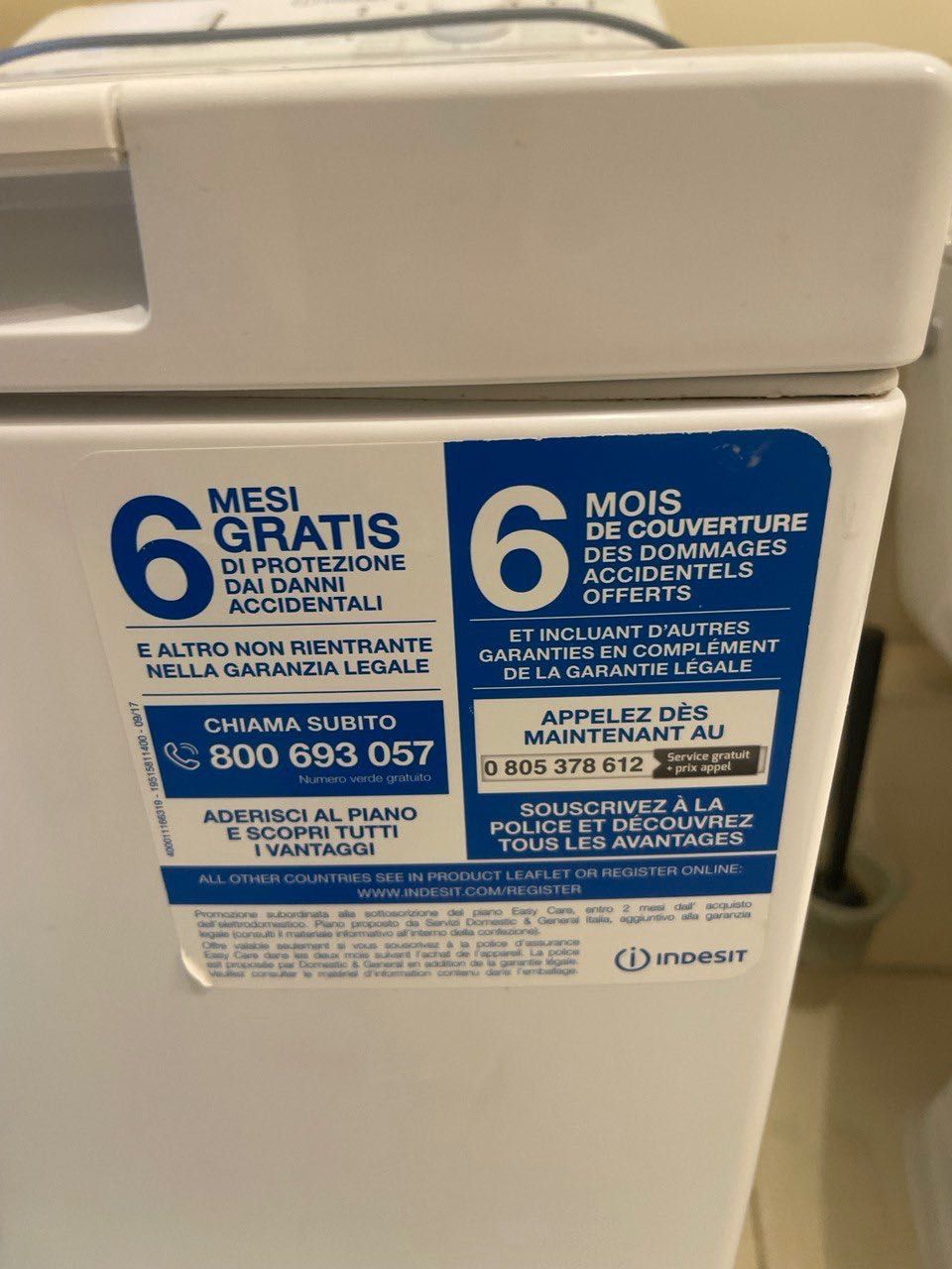 Pralka wolnostojąca Indesit