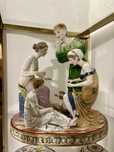 Wielka Porcelanowa Rzeźba Figuralna Richard Klemm Dresden Meissen TOP