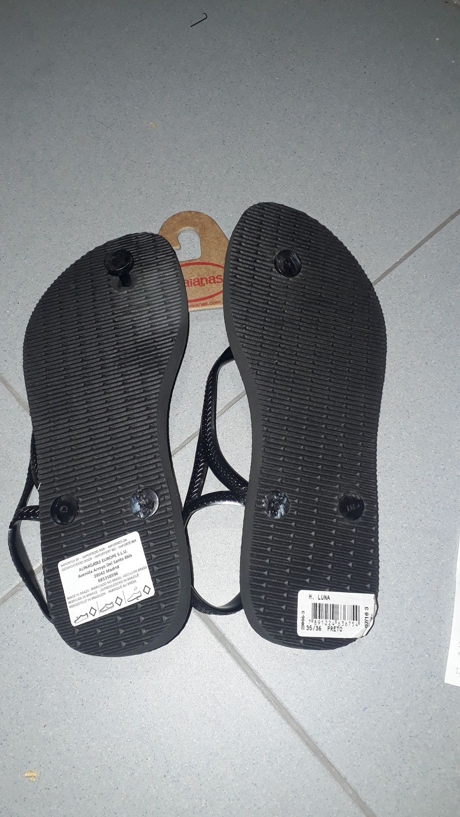 Chinelas Havaianas Homem39/40 e Mulher36/36