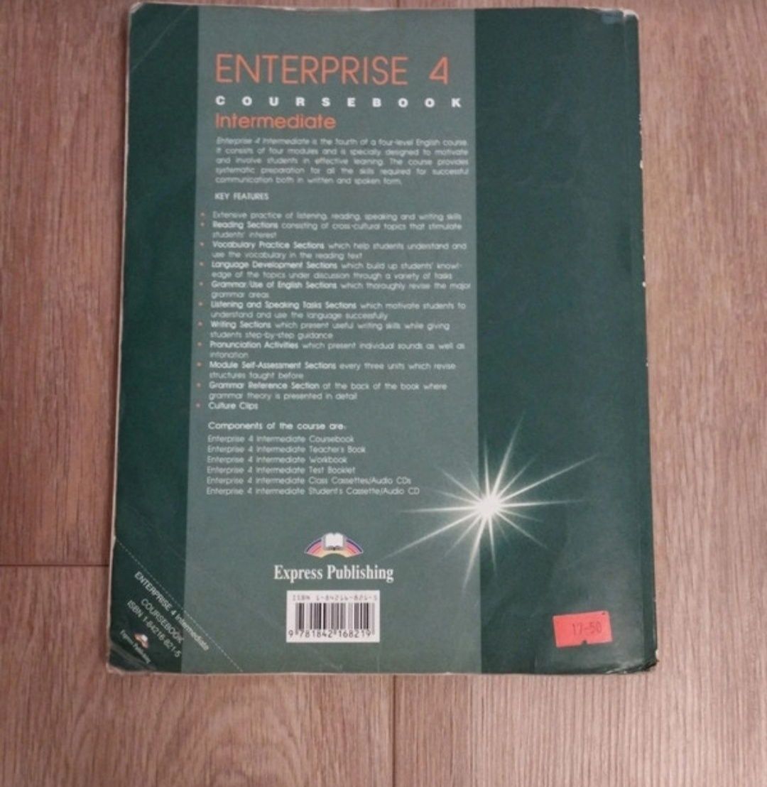 Książka do angielskiego Enterprise 4 coursebook