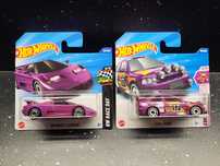 Hot wheels Bugatti EB110 SS, Ford Escort.