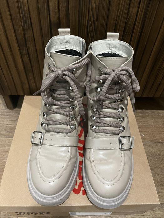 Шкіряні зимові черевики