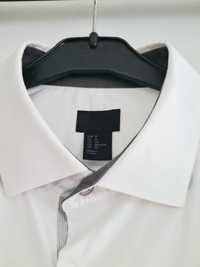 Koszula H&M rozmiar XL biała 185/116A, klasyczna