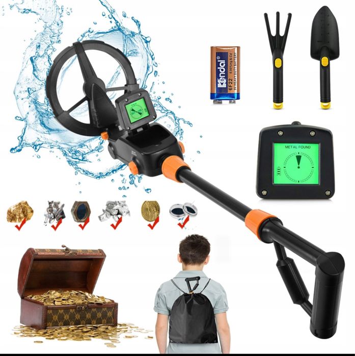 Wykrywacz Metali Dla Dzieci I Dorosłych LCD Cewka Wodoodporna