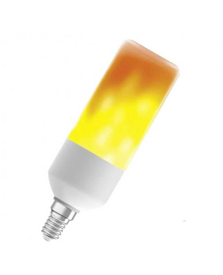 Красивая led лампа лампочка с эффектом мерцания пламени Osram E27