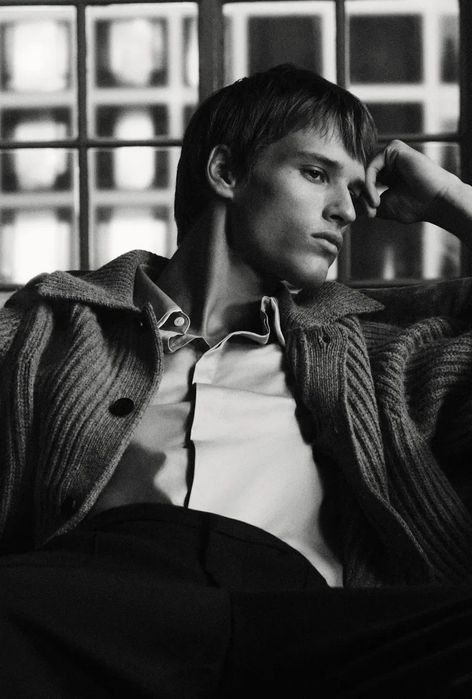 Cos бавовняна чоловіча сорочка з подвійним коміром