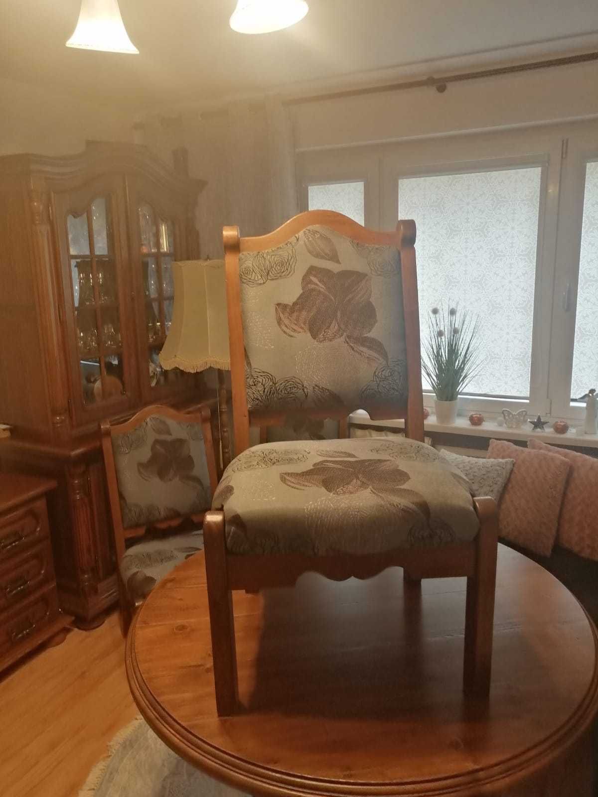 Dębowy Stół i krzesła