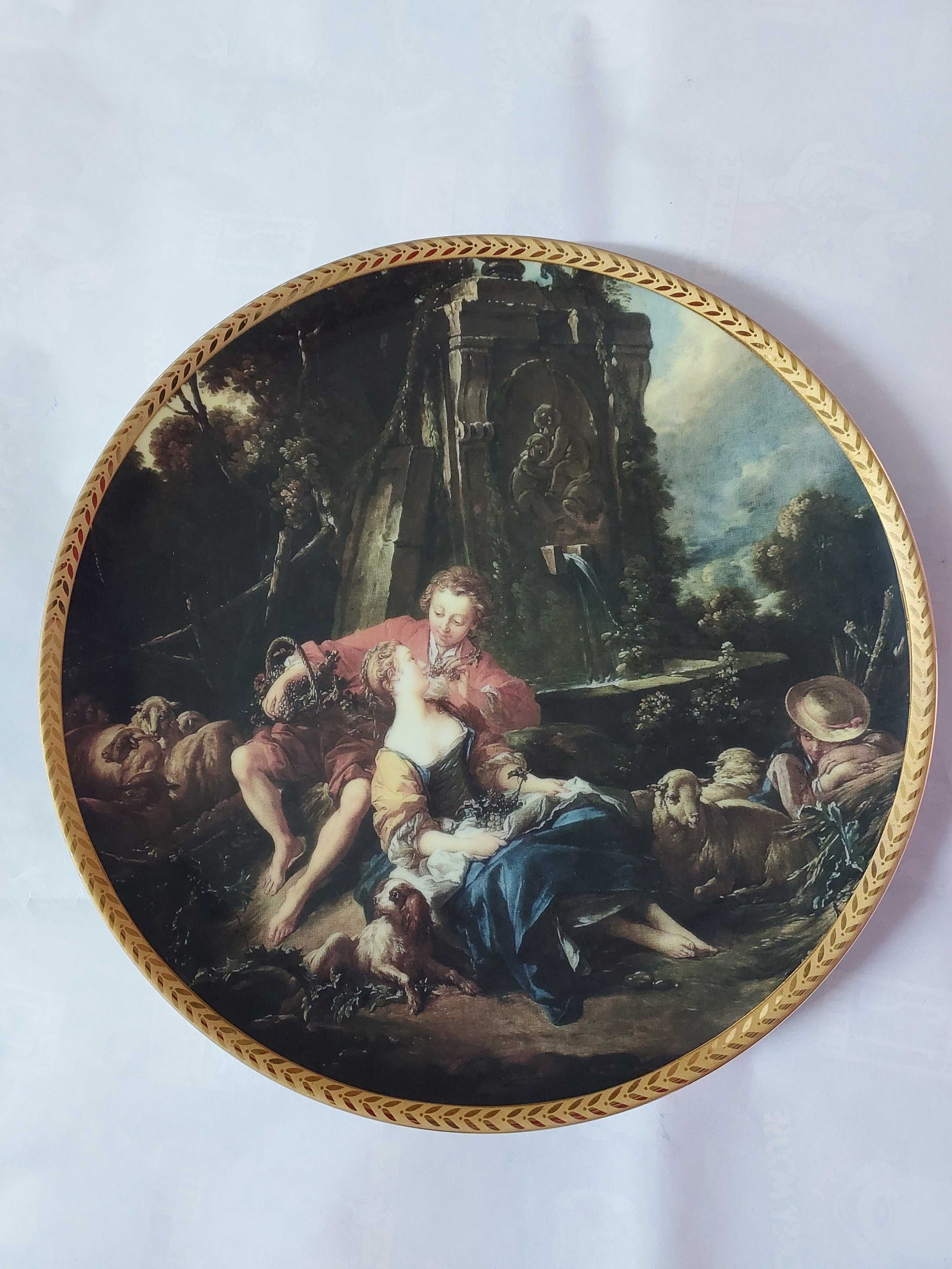 Coleção de 6 Pratos Clássicos da Pintura – Peças Decorativas