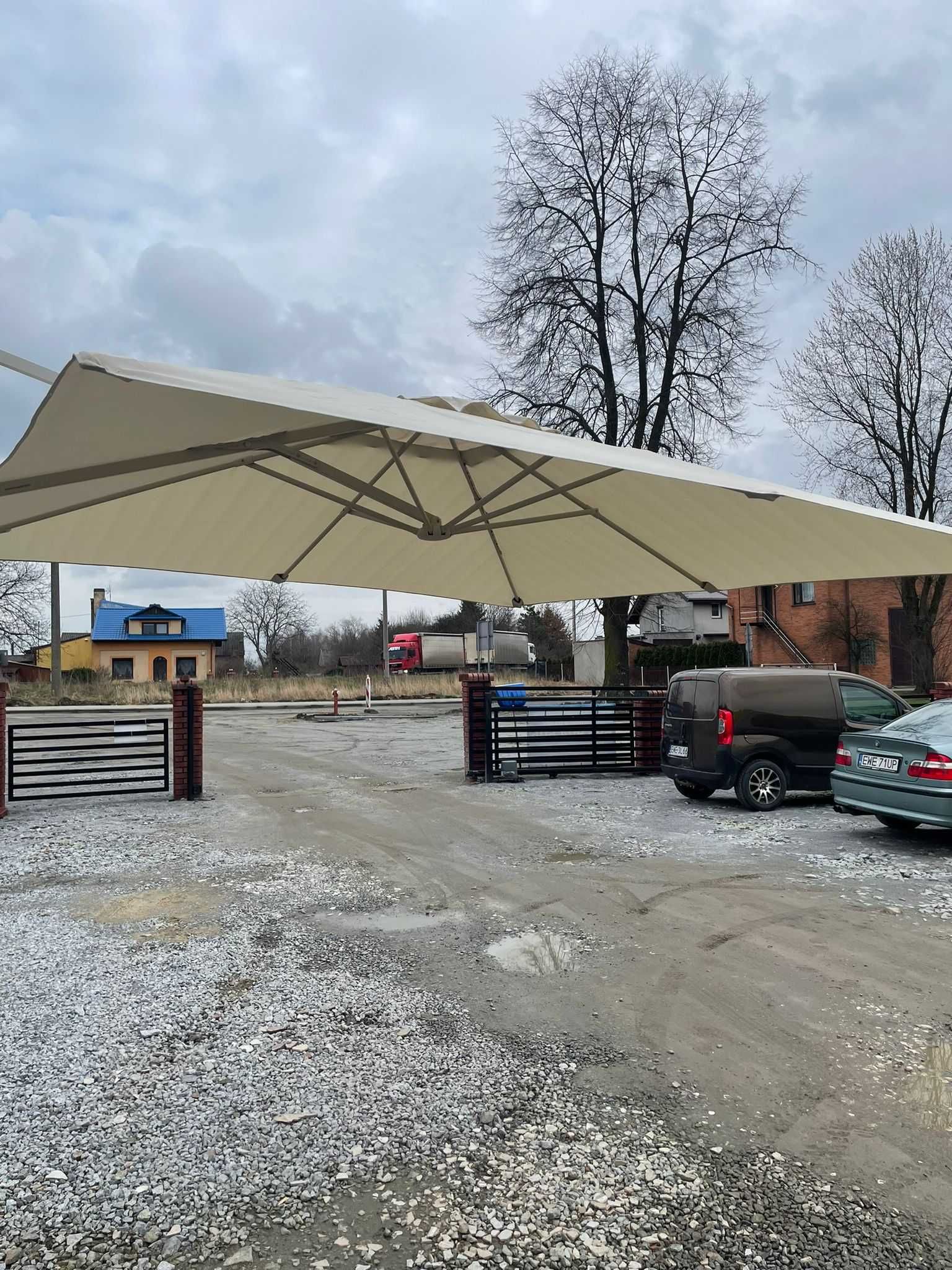 Parasol Goodhome biały 7C/2