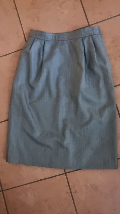 Yves Saint Laurent spódnica wełniana j gucci prada z jedwabiem 36