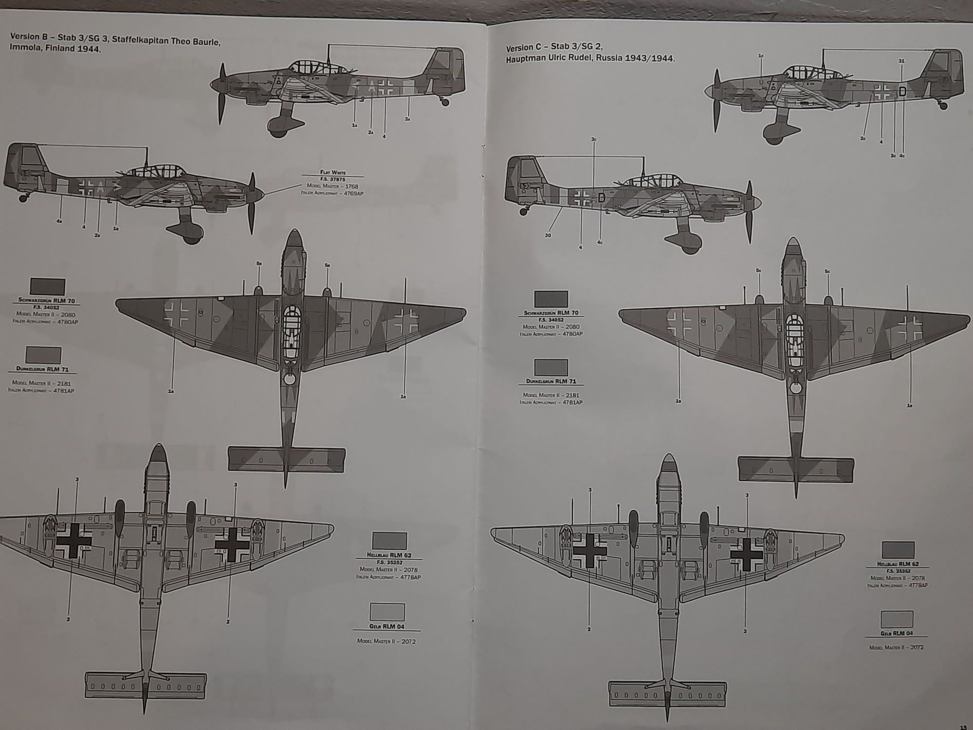 Ju 87 D-5 Stuka Italeri nowy model 1:48