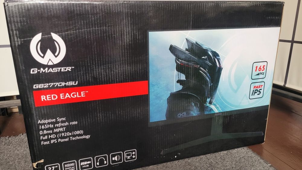 Monitor gamingowy 165hz IPS 27 cali IIYAMA G-Master GB2770HSU-B1