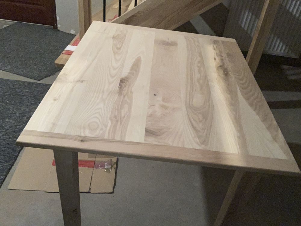 Nowy stół ogrodowy kuchenny drewniany jesionowy solidny