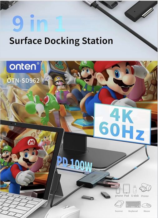 Onten Хаб Surface 12 в 1